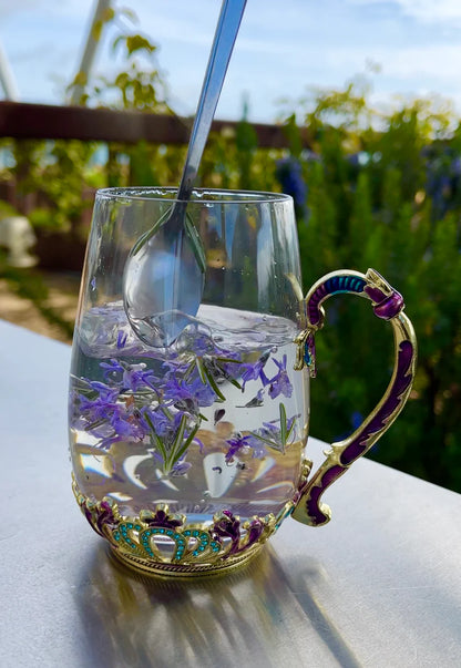 Szklanka do Herbaty z Łyżeczką